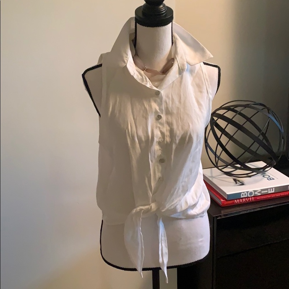 Linen crop NWT